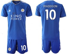Wholesale Cheap Leicester City #10 Maddison Home Soccer Club Jersey
