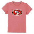 Wholesale Cheap San Francisco 49ers Sideline Legend Authentic Logo Youth T-Shirt Pink