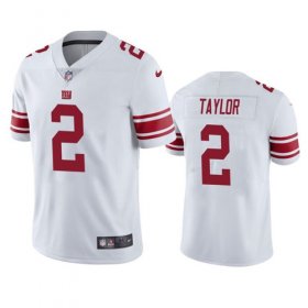 Wholesale Men\'s New York Giants #2 Tyrod Taylor White Vapor Untouchable Limited Stitched Jersey