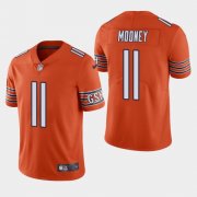 Wholesale Cheap Men's Chicago Bears #11 Darnell Mooney Orange 2020 Draft Vapor Limited Jersey