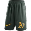 Wholesale Cheap Men's Oakland Athletics Nike Green Dry Fly Shorts