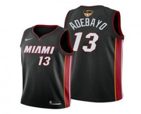 Wholesale Cheap Men\'s Miami Heat #13 Bam Adebayo 2020 Black Finals Bound Association Edition Stitched NBA Jersey