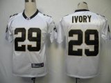 Wholesale Cheap Saints #29 Christopher Ivory White Stitched NFL Jersey