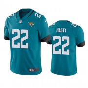 Cheap Men's Jacksonville Jaguars #22 JaMycal Hasty Teal Vapor Untouchable Limited Stitched Jersey