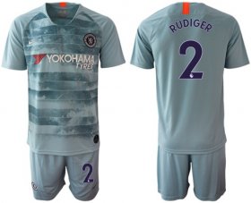 Wholesale Cheap Chelsea #2 Rudiger Third Soccer Club Jersey
