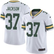 Wholesale Cheap Nike Packers #37 Josh Jackson White Men's Stitched NFL Vapor Untouchable Limited Jersey
