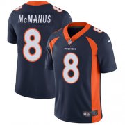 Wholesale Cheap Nike Broncos #8 Brandon McManus Navy Blue Alternate Men's Stitched NFL Vapor Untouchable Limited Jersey