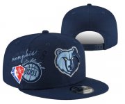 Wholesale Cheap Memphis Grizzlies Stitched 75th Anniversary Snapback Hats 008
