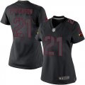 Wholesale Cheap Nike Cardinals #21 Patrick Peterson Black Impact Women's Stitched NFL Limited Jersey