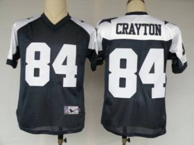 Wholesale Cheap Cowboys #84 Patrick Crayton Blue Thanksgiving Stitched Throwback NFL Jersey