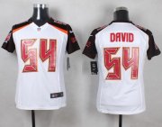Wholesale Cheap Nike Buccaneers #54 Lavonte David White Youth Stitched NFL New Elite Jersey