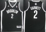 Wholesale Cheap Brooklyn Nets #2 Kevin Garnett Revolution 30 Swingman Black Jersey