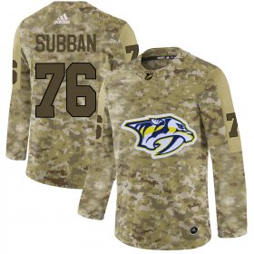Wholesale Cheap Adidas Predators #76 P.K Subban Camo Authentic Stitched NHL Jersey