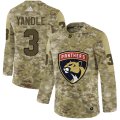 Wholesale Cheap Adidas Panthers #3 Keith Yandle Camo Authentic Stitched NHL Jersey