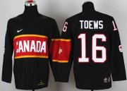 Wholesale Cheap Team Canada 2014 Olympic #16 Jonathan Toews Black Stitched Youth NHL Jersey
