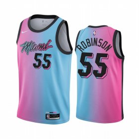 Wholesale Cheap Nike Heat #55 Duncan Robinson Blue Pink NBA Swingman 2020-21 City Edition Jersey
