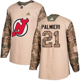 Wholesale Cheap Adidas Devils #21 Kyle Palmieri Camo Authentic 2017 Veterans Day Stitched Youth NHL Jersey