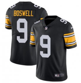 Wholesale Cheap Men\'s Pittsburgh Steelers #9 Chris Boswell Black Vapor Untouchable Stitched Jersey