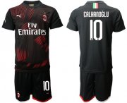 Wholesale Cheap AC Milan #10 Calhanoglu Third Soccer Club Jersey