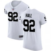 Wholesale Cheap Nike Raiders #92 P.J. Hall White Men's Stitched NFL Vapor Untouchable Elite Jersey