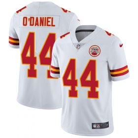 Wholesale Cheap Nike Chiefs #44 Dorian O\'Daniel White Men\'s Stitched NFL Vapor Untouchable Limited Jersey