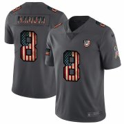 Wholesale Cheap Raiders #8 Marcus Mariota Nike 2018 Salute to Service Retro USA Flag Limited NFL Jersey