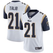 Wholesale Cheap Nike Rams #21 Aqib Talib White Men's Stitched NFL Vapor Untouchable Limited Jersey