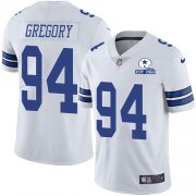 Wholesale Cheap Nike Cowboys #94 Randy Gregory White Men's Stitched With Established In 1960 Patch NFL Vapor Untouchable Limited Jersey