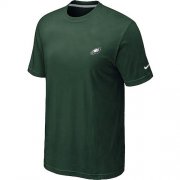 Wholesale Cheap Nike Philadelphia Eagles Chest Embroidered Logo T-Shirt Green