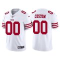 Wholesale Cheap Men's San Francisco 49ers Customized 2022 New White Vapor Untouchable Stitched Football Jersey