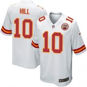 Wholesale Cheap Nike Chiefs #10 Tyreek Hill White Youth Stitched NFL Elite Jersey