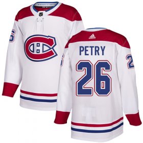 Wholesale Cheap Adidas Canadiens #26 Jeff Petry White Road Authentic Stitched NHL Jersey