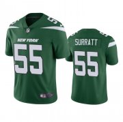 Cheap Men's New York Jets #55 Chazz Surratt Green Vapor Untouchable Limited Stitched Jersey