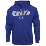 Wholesale Cheap Indianapolis Colts Majestic Synthetic Hoodie Sweatshirt Royal Blue