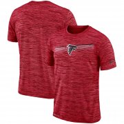 Wholesale Cheap Atlanta Falcons Nike Sideline Velocity Performance T-Shirt Heathered Red