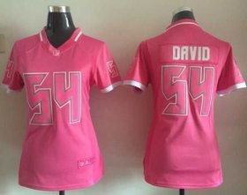 Wholesale Cheap Nike Buccaneers #54 Lavonte David Pink Women\'s Stitched NFL Elite Bubble Gum Jersey
