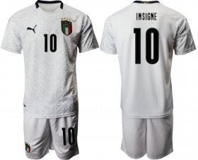 Wholesale Cheap 2021 Men Italy away 10 white soccer jerseys