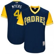 Wholesale Cheap Padres #4 Wil Myers Navy "Myers" Players Weekend Authentic Stitched MLB Jersey