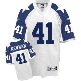 Wholesale Cheap Cowboys #41 Terence Newman White Thanksgiving Stitched Throwback NFL Jersey