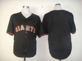 Wholesale Cheap Giants Blank Black Fashion Stitched MLB Jersey