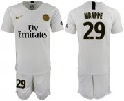 Wholesale Cheap Paris Saint-Germain #29 Mbappe Away Soccer Club Jersey