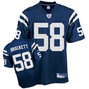 Wholesale Cheap Colts #58 Gary Brackett Blue Stitched NFL Jersey