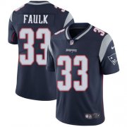 Wholesale Cheap Nike Patriots #33 Kevin Faulk Navy Blue Team Color Men's Stitched NFL Vapor Untouchable Limited Jersey