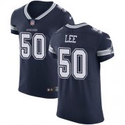 Wholesale Cheap Nike Cowboys #50 Sean Lee Navy Blue Team Color Men's Stitched NFL Vapor Untouchable Elite Jersey