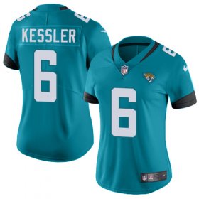 Wholesale Cheap Nike Jaguars #6 Cody Kessler Teal Green Alternate Women\'s Stitched NFL Vapor Untouchable Limited Jersey