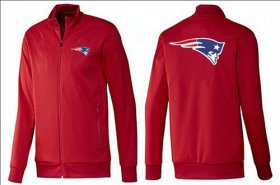 Wholesale Cheap NFL New England Patriots Team Logo Jacket Red