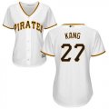 Wholesale Cheap Pirates #27 Jung-ho Kang White Home Women's Stitched MLB Jersey