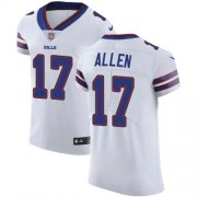 Wholesale Cheap Nike Bills #17 Josh Allen White Men's Stitched NFL Vapor Untouchable Elite Jersey