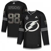 Wholesale Cheap Adidas Lightning #98 Mikhail Sergachev Black Authentic Classic 2020 Stanley Cup Final Stitched NHL Jersey