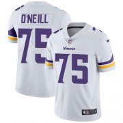Wholesale Cheap Nike Vikings #75 Brian O'Neill White Men's Stitched NFL Vapor Untouchable Limited Jersey